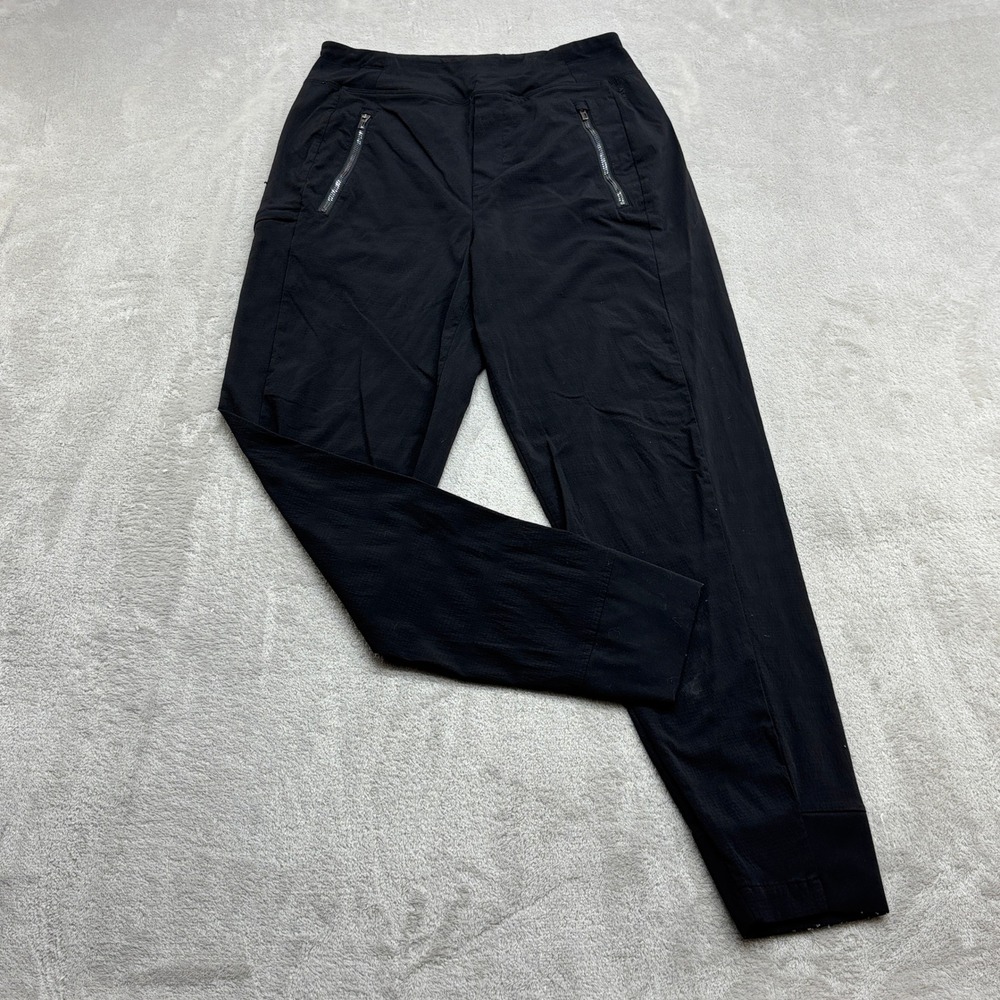 Athleta Trekkie North Ripstop Tapered Jogger Women 0 Black Stretch Hiking Travel